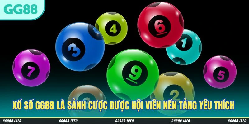 Xổ số GG88 là sảnh cược được hội viên nền tảng yêu thích